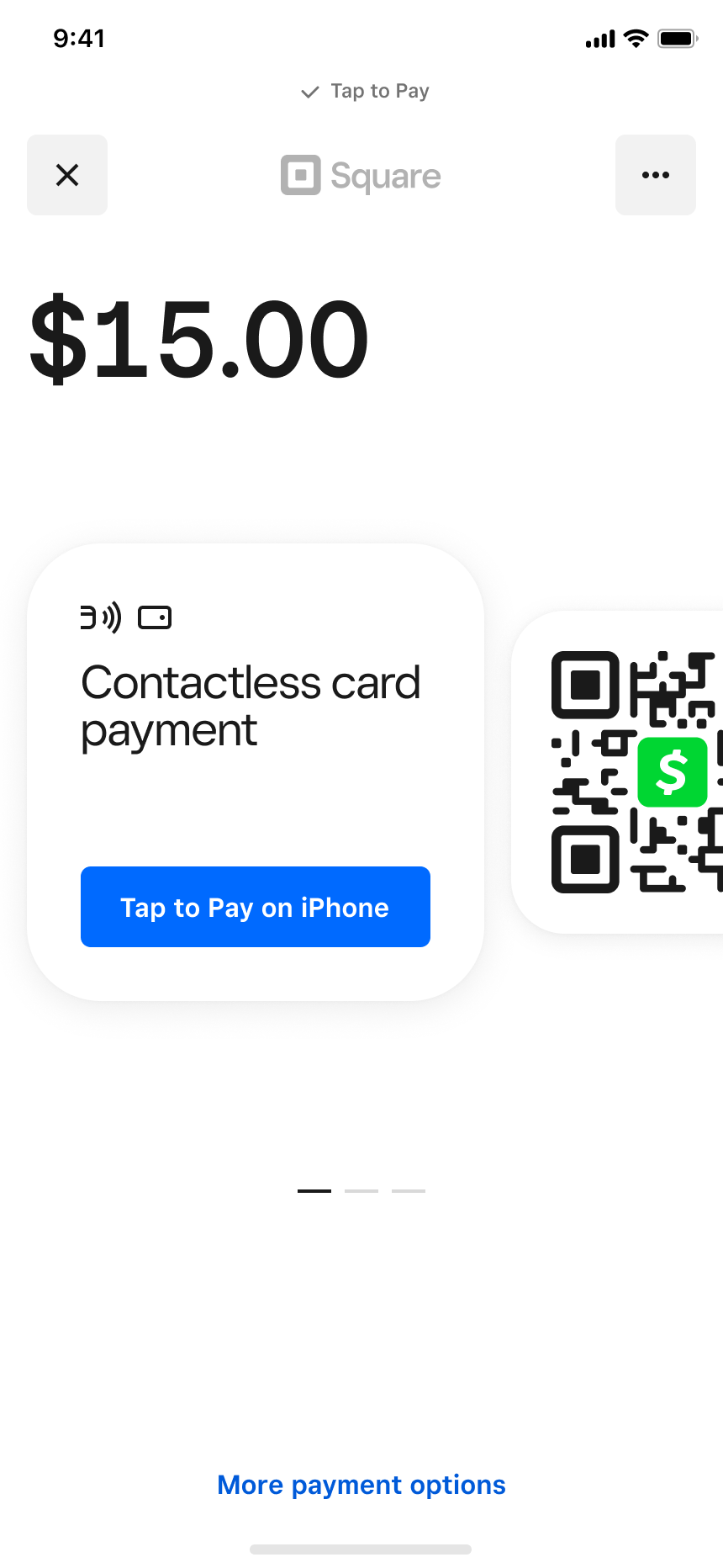 QR Payment Screen
